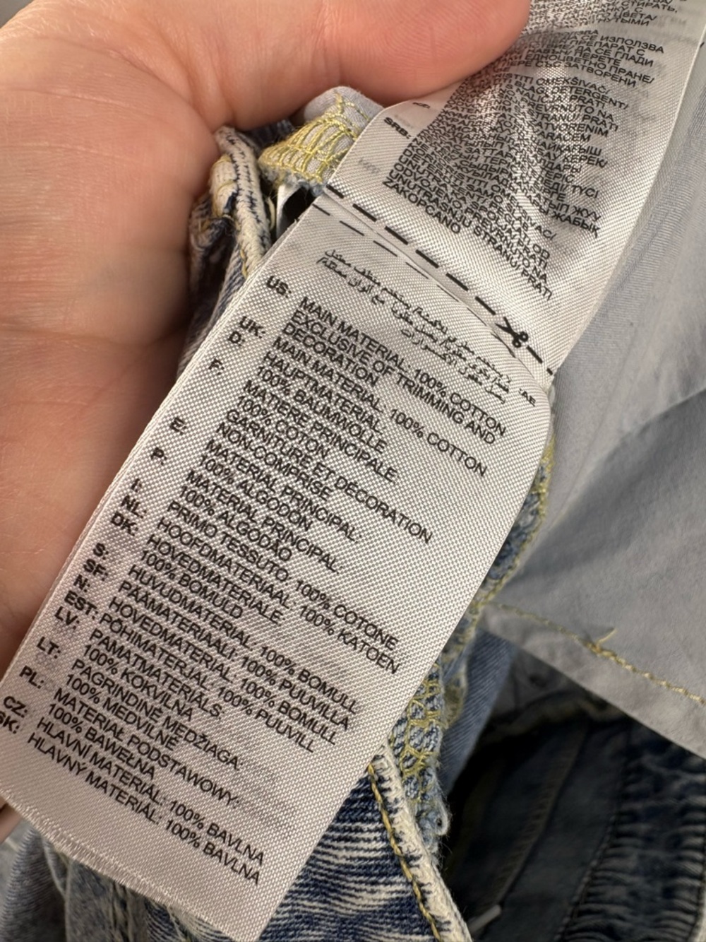 Adidas CS Denim Adibreak Pant - Light Denim - Picture 11 of 12